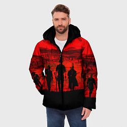 Куртка зимняя мужская RDR 2: Sunset, цвет: 3D-черный — фото 2