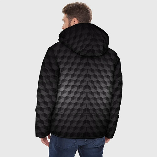 Мужская зимняя куртка PUBG: Carbon Style / 3D-Черный – фото 4