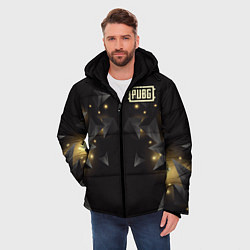 Куртка зимняя мужская PUBG: Night Fireflies, цвет: 3D-светло-серый — фото 2