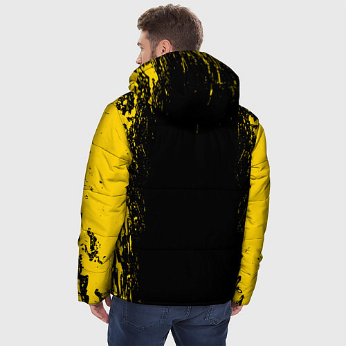 Мужская зимняя куртка 21 Pilots: Yellow & Black / 3D-Черный – фото 4