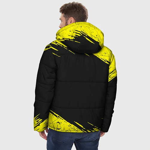 Мужская зимняя куртка PUBG: Eat, Sleep, Loot, Repeat / 3D-Черный – фото 4