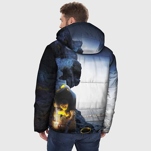Мужская зимняя куртка Death Stranding: Exclusive / 3D-Черный – фото 4