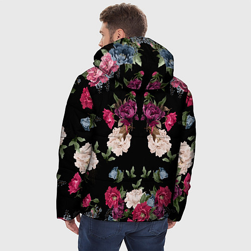 Мужская зимняя куртка Big Bang: Flower Road / 3D-Черный – фото 4