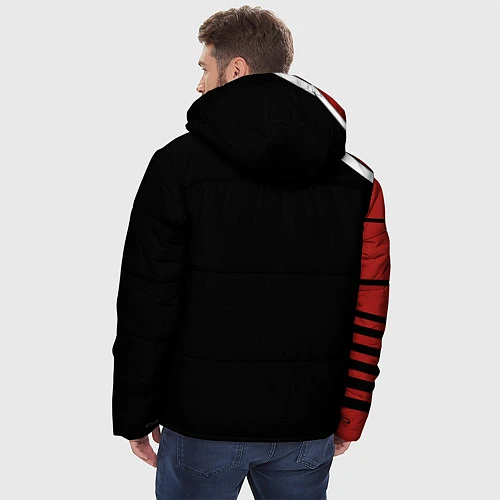 Мужская зимняя куртка MASS EFFECT N7 / 3D-Черный – фото 4