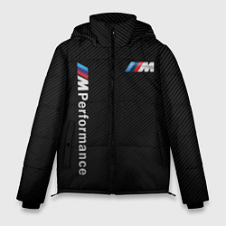 Куртка зимняя мужская BMW M PERFORMANCE CARBON КАРБОН, цвет: 3D-светло-серый