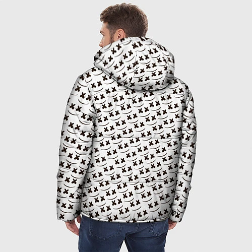 Мужская зимняя куртка Marshmello King / 3D-Черный – фото 4
