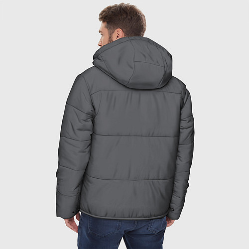 Мужская зимняя куртка Беззубик в кармане / 3D-Черный – фото 4