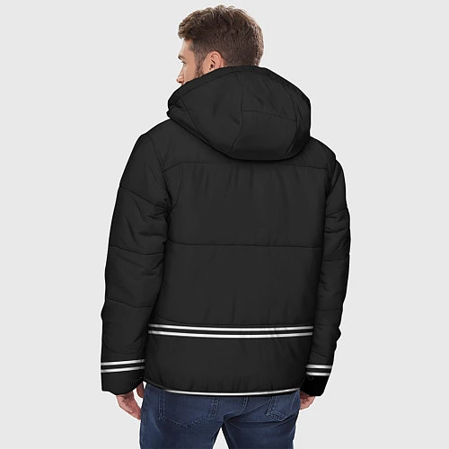 Мужская зимняя куртка Washington Capitals: Mono / 3D-Черный – фото 4