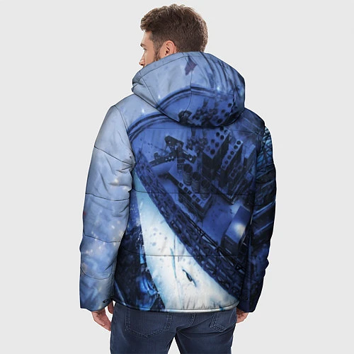 Мужская зимняя куртка Detroit: Become Human / 3D-Черный – фото 4