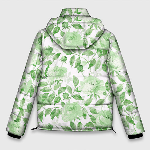 Мужская зимняя куртка Пышная растительность / 3D-Красный – фото 2