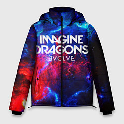 Куртка зимняя мужская IMAGINE DRAGONS, цвет: 3D-черный
