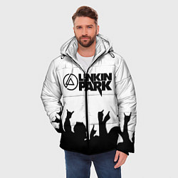 Куртка зимняя мужская LINKIN PARK, цвет: 3D-красный — фото 2