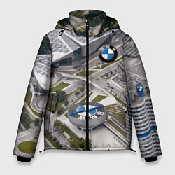 Куртка зимняя мужская BMW city, цвет: 3D-красный