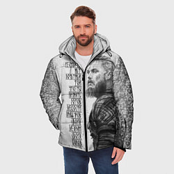 Куртка зимняя мужская И смерти нет почетней той, цвет: 3D-светло-серый — фото 2