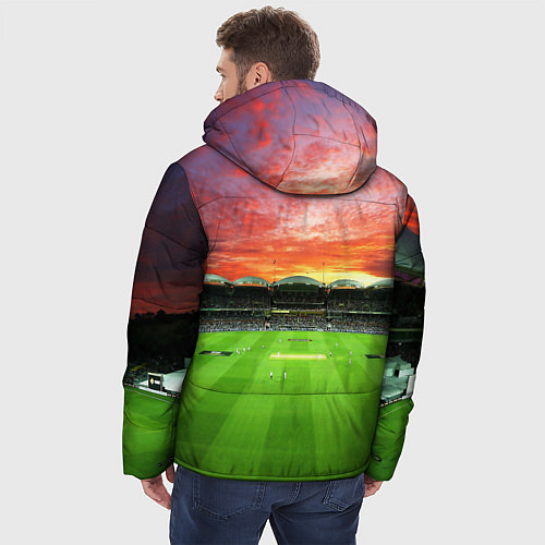 Мужская зимняя куртка FC Real Madrid / 3D-Красный – фото 4