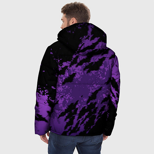 Мужская зимняя куртка BRAWL STARS ОБОРОТЕНЬ LEON / 3D-Черный – фото 4