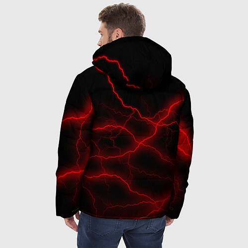Мужская зимняя куртка Brawl Stars CROW / 3D-Красный – фото 4
