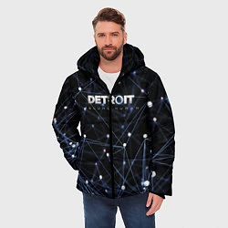 Куртка зимняя мужская Detroit:Become Human Exclusive, цвет: 3D-черный — фото 2