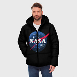 Куртка зимняя мужская NASA Black Hole, цвет: 3D-черный — фото 2