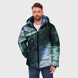 Куртка зимняя мужская Сталкер 2021, цвет: 3D-черный — фото 2