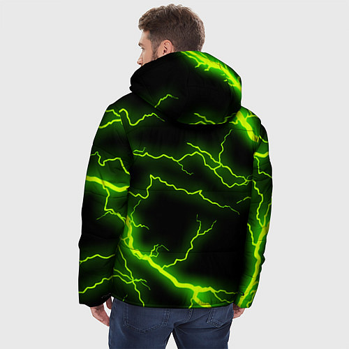 Мужская зимняя куртка BRAWL STARS LEON / 3D-Черный – фото 4