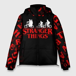 Куртка зимняя мужская STRANGER THINGS, цвет: 3D-черный