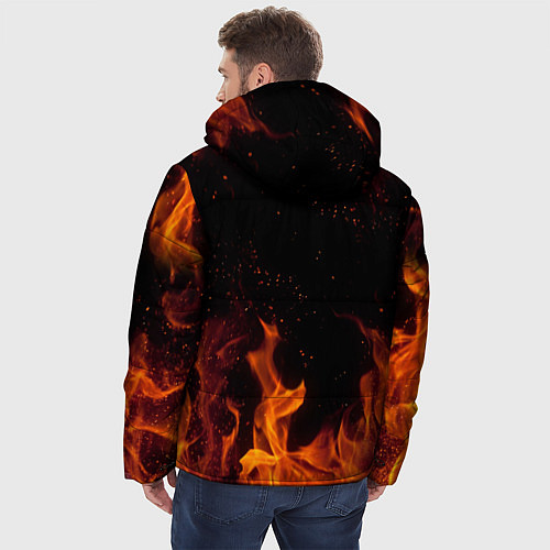 Мужская зимняя куртка KIMETSU NO YAIBA / 3D-Черный – фото 4