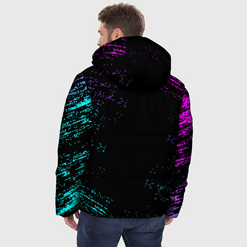 Мужская зимняя куртка Brawl Stars SALLY LEON / 3D-Черный – фото 4