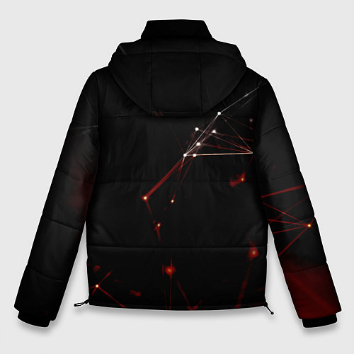 Мужская зимняя куртка Slipknot / 3D-Красный – фото 2