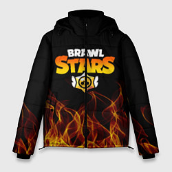 Куртка зимняя мужская BRAWL STARS, цвет: 3D-черный