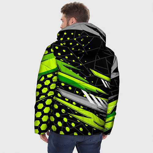 Мужская зимняя куртка Brawl stars / 3D-Черный – фото 4