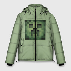 Куртка зимняя мужская Майнкрафт, цвет: 3D-черный