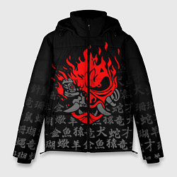 Куртка зимняя мужская CYBERPUNK 2077 KEANU REEVES, цвет: 3D-черный