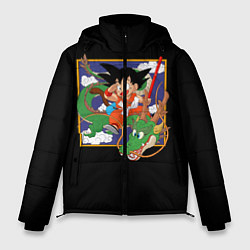 Куртка зимняя мужская Dragon Ball, цвет: 3D-черный
