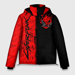 Куртка зимняя мужская CYBERPUNK 2077, цвет: 3D-черный