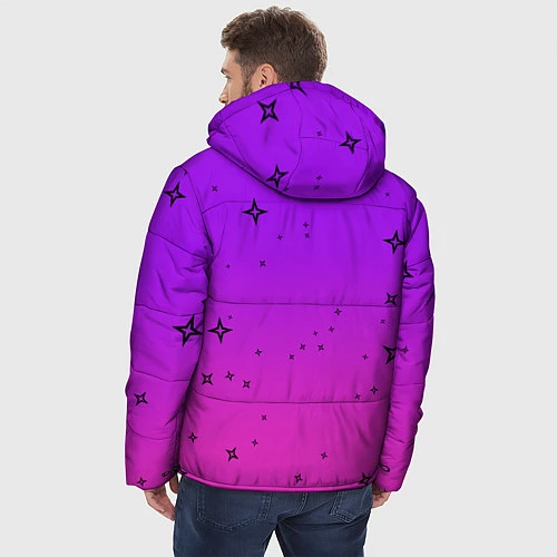 Мужская зимняя куртка LIL PEEP / 3D-Черный – фото 4