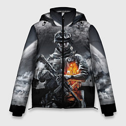 Куртка зимняя мужская Battlefield, цвет: 3D-черный