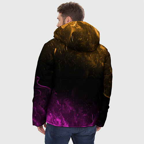 Мужская зимняя куртка Brawl Stars Sandy / 3D-Черный – фото 4