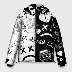 Куртка зимняя мужская LIL PEEP, цвет: 3D-светло-серый