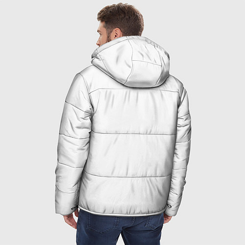 Мужская зимняя куртка Post Malone / 3D-Черный – фото 4