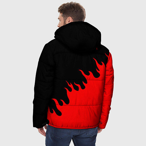 Мужская зимняя куртка GURREN LAGANN / 3D-Черный – фото 4