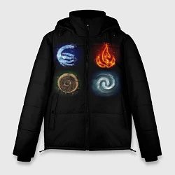 Куртка зимняя мужская Аватар, цвет: 3D-черный