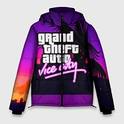 Куртка зимняя мужская GTA:VICE CITY, цвет: 3D-черный