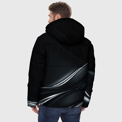 Мужская зимняя куртка BMW / 3D-Черный – фото 4