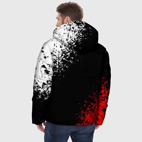Мужская зимняя куртка THE WITCHER / 3D-Черный – фото 4