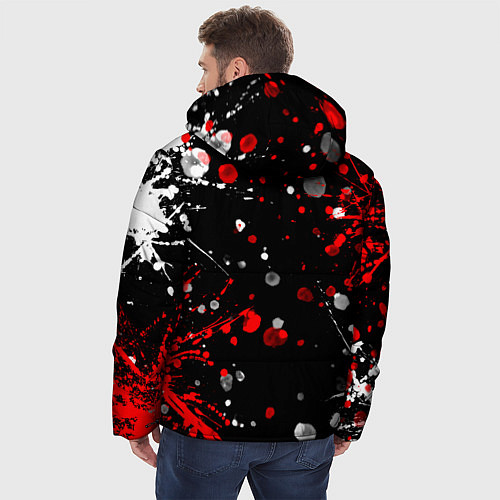 Мужская зимняя куртка THE WITCHER / 3D-Черный – фото 4