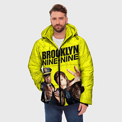 Куртка зимняя мужская Brooklyn Nine-Nine, цвет: 3D-черный — фото 2