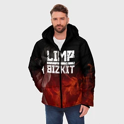 Куртка зимняя мужская LIMP BIZKIT, цвет: 3D-светло-серый — фото 2
