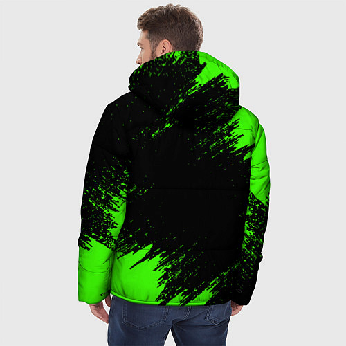Мужская зимняя куртка BRAWL STARS VIRUS 8-BIT / 3D-Черный – фото 4