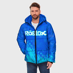 Куртка зимняя мужская Roblox, цвет: 3D-светло-серый — фото 2